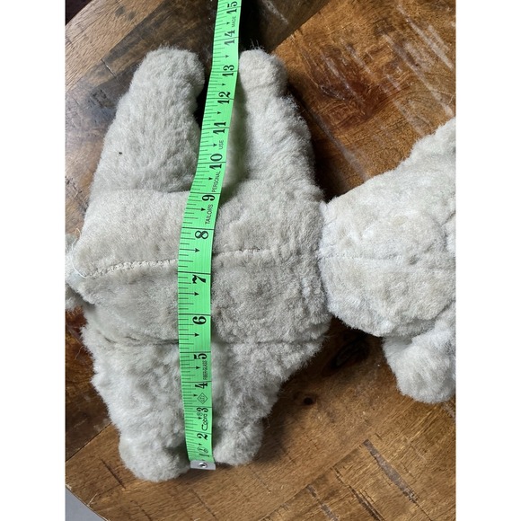 Vintage RARE 14' Rushton Stuffed‎ Gray Poodle Dog  Missing Brand Tag - Picture 8 of 9